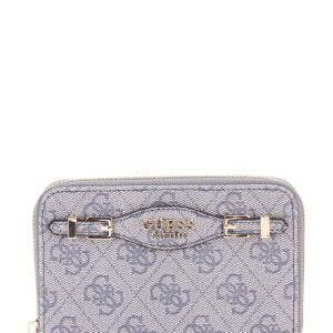 Guess Μικρό Πορτοφόλι Γαλάζιο Γκρι με διακοσμητική αγκράφα